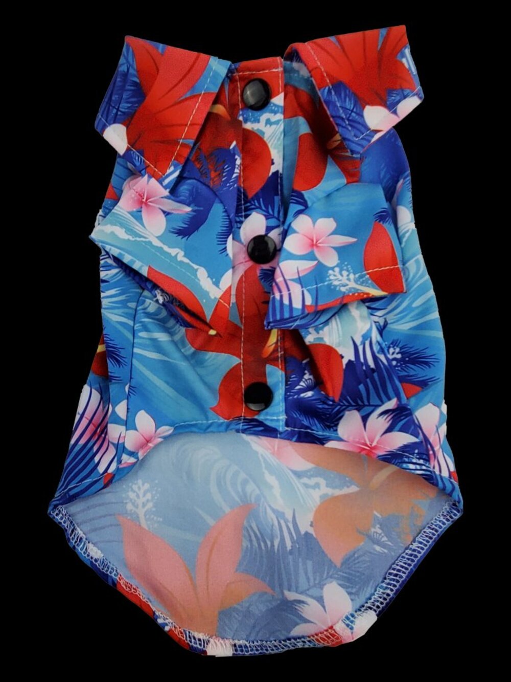 Hawaiian Button Down Shirt - Blue
